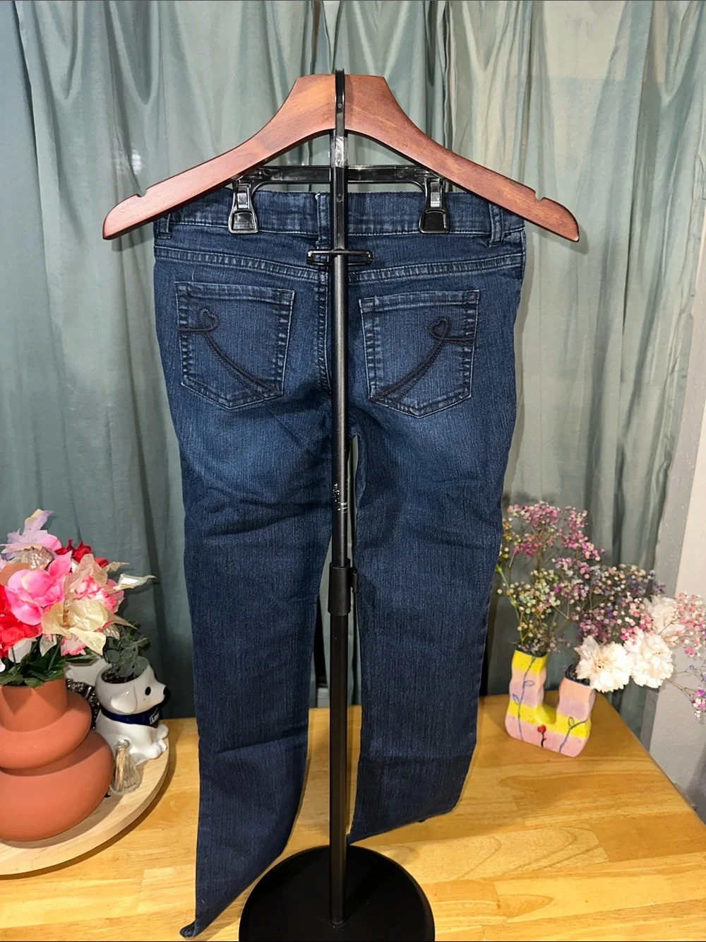 🎉The Children's Place Navy Blue Kids Jeans - Straight Leg A210